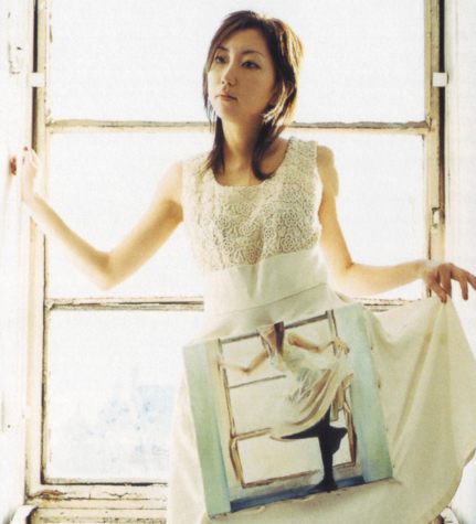 Rie promoting "ROSE ALBUM" (2006)