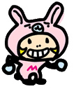 Minimoni's cute mascot, the Minimo.