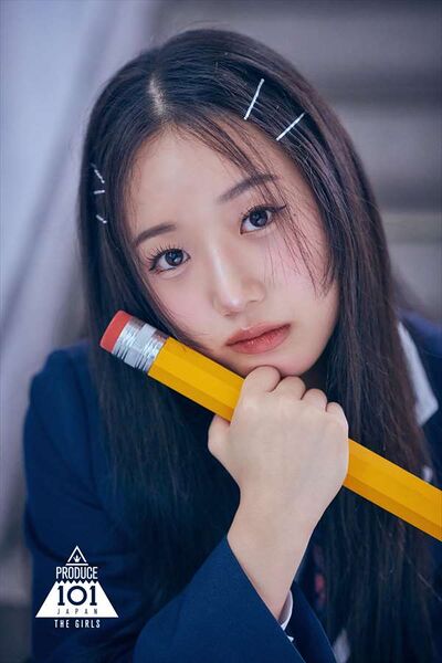 File:Shimizu Keiko - PRODUCE 101 JAPAN THE GIRLS promo.jpg